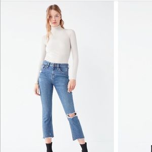 BDG Kick Flare High Rise Cropped Jean Size 24